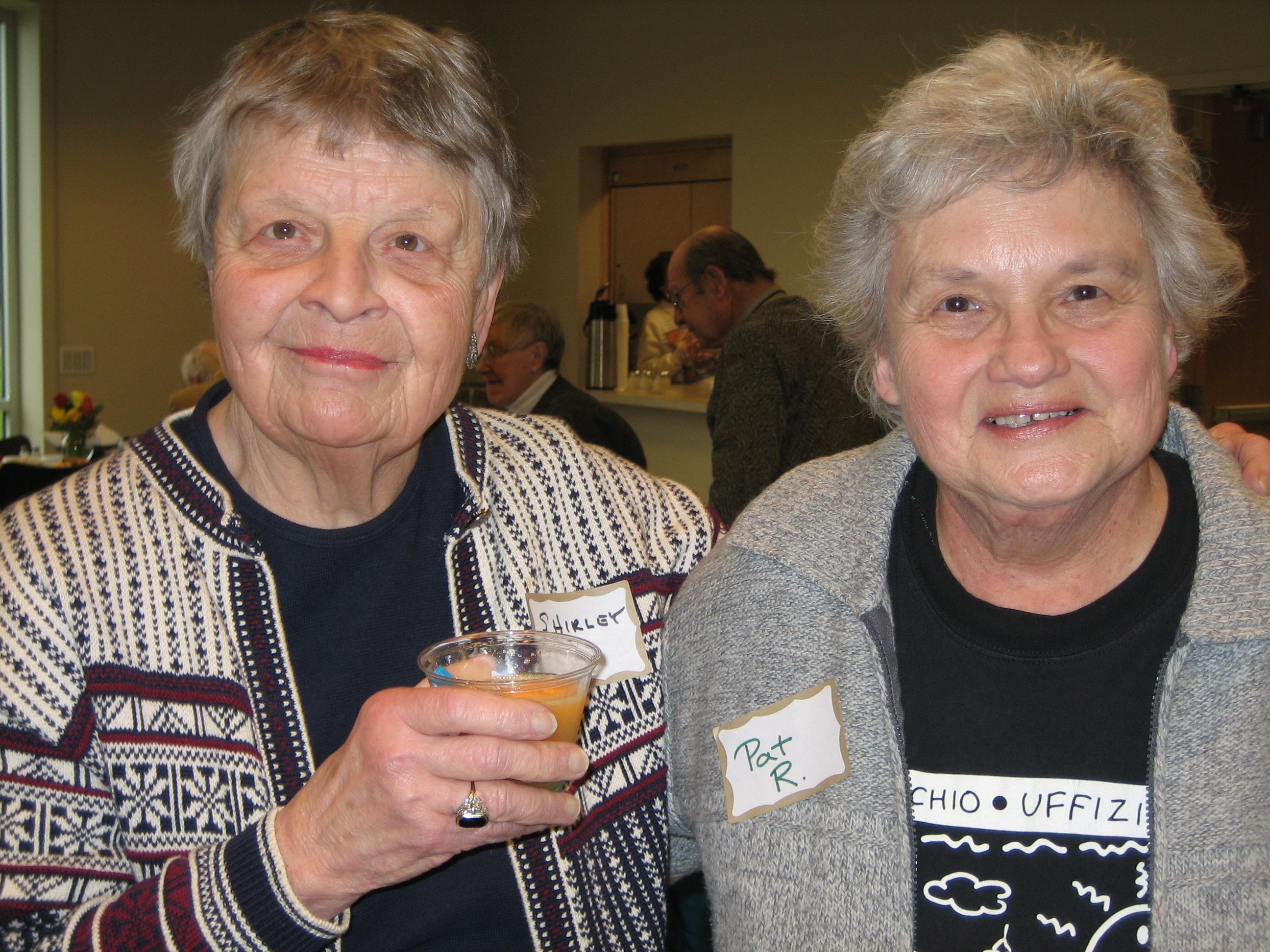 Both Shirley and Pat served on the Elder Services Advisory Board and now volunteer at the SRC.